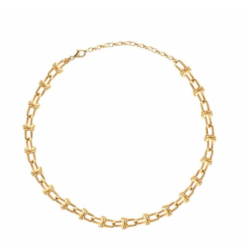 NWT Gabi Rielle Modern Touch Collection 14K Over Silver Choker Necklace
